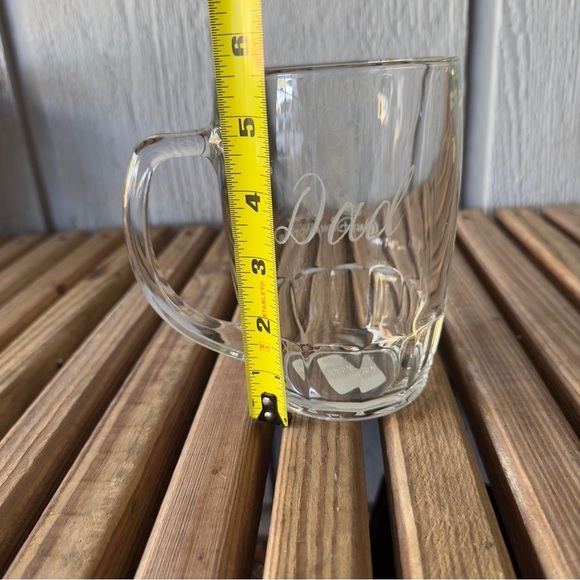 Walt Disney World Glass Mug Vintage Grumpy Engraved Dad Arriba Brothers Cup - Picture 8 of 15